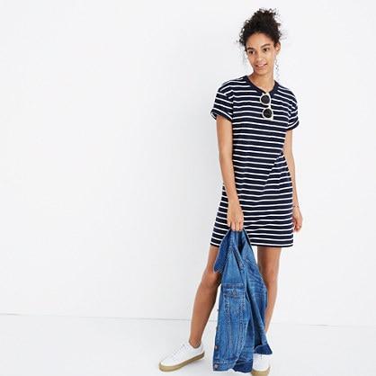 Madewell Striped Pocket Tee Dress