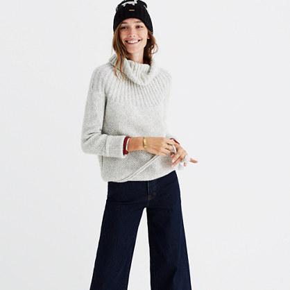 Madewell Snowbound Drawstring Pullover Sweater