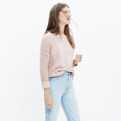 Madewell Marled Plaza Pullover Sweater