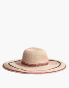 Madewell Madewell X Biltmore Tulum Striped Straw Hat
