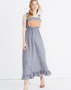 Madewell Innika Choo Daisy Embroidered Avens Midi Dress
