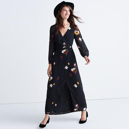 Madewell Painted Floral Maxi Dress