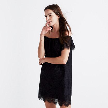 Madewell Dusklace Off-the-shoulder Dress