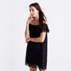 Madewell Dusklace Off-the-shoulder Dress