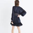 Madewell Ulla Johnson Silk Odette Smocked Mini Dress