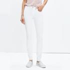 Madewell Tall 8 Skinny Jeans In Pure White