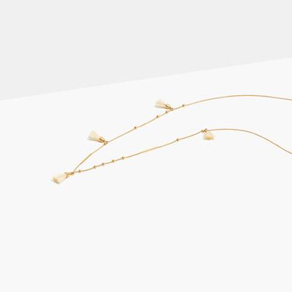 Madewell Thread Tassel Necklace