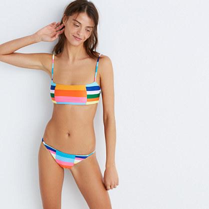 Madewell Mara Hoffman® Spaghetti-strap Sport Bikini Top In Vela Print