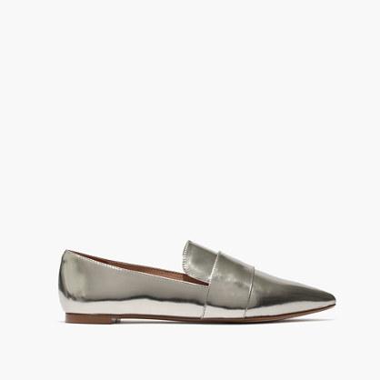 Madewell The Leandra Loafer In Metallic