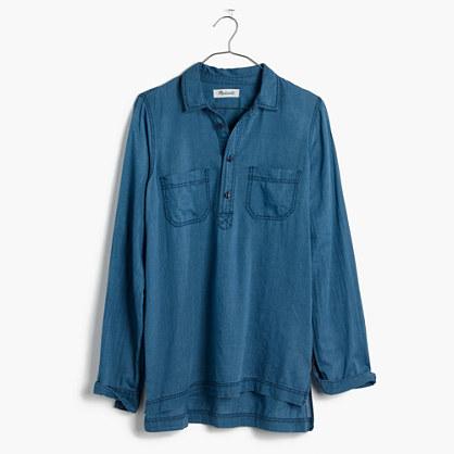 Madewell Indigo Popover Shirt