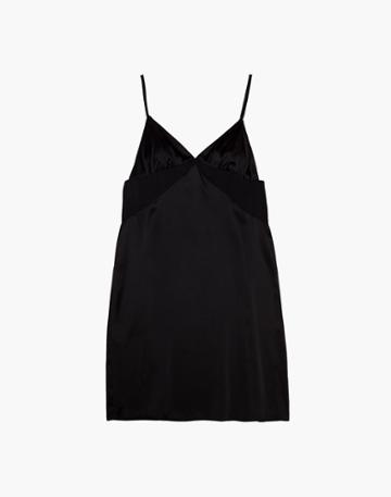 Madewell The Great Eros Silk Ereni Pieced Slip Dress