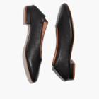 Madewell The Sophia Fold-down Flat In Leather
