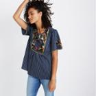 Madewell Embroidered Fable Top