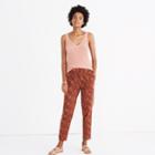 Madewell Caracas Cover-up Pants In Warm Paisley