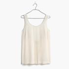Madewell Silk Lookout Bow-back Top