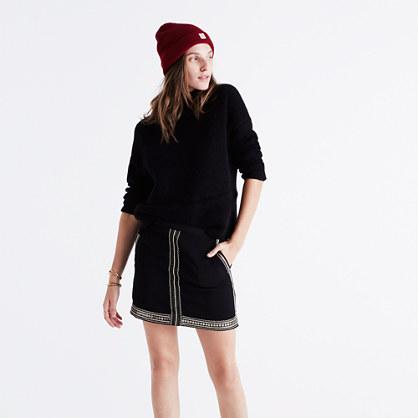 Madewell Embellished Mini Skirt