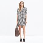 Madewell Courier Shirtdress In Buffalo Check