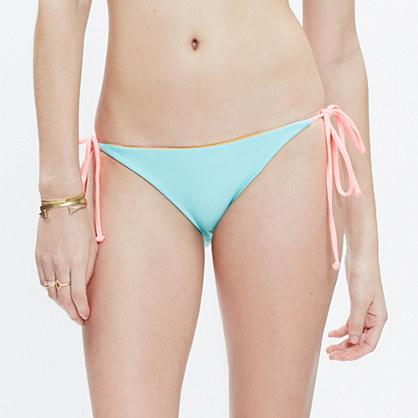 Madewell Basta® Reversible Raglan String Bikini Bottom