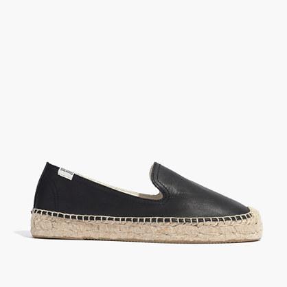 Madewell Soludos® Platform Smoking Slippers In Leather