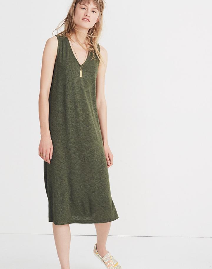 Madewell V-neck Jersey Tank Dress