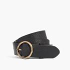 Madewell Suede Circle Buckle Belt