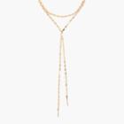 Madewell Waterfall Lariat Necklace