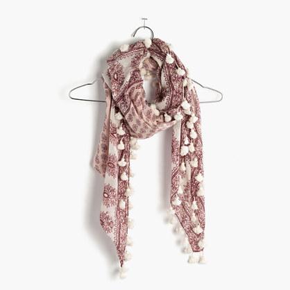Madewell Bloomstamp Square Scarf