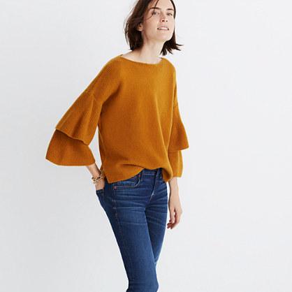 Madewell Tier-sleeve Pullover Sweater