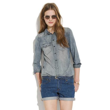 Western Jean Shirt In Desert Willow Wash