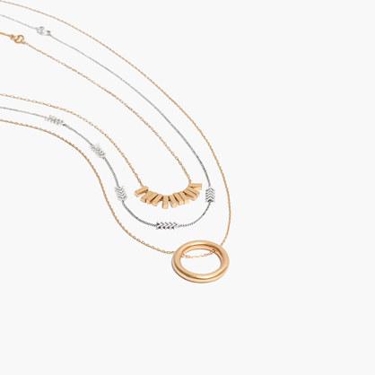 Madewell Moonbeam Necklace Set
