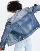 Madewell The Boxy-crop Jean Jacket: Daisy Embroidered Edition