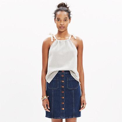 Madewell Tempo Tie-shoulder Top In Stripe