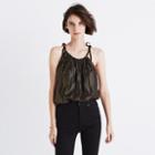 Madewell Metallic Striped Cami Top