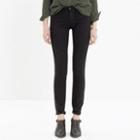 Madewell Tall Skinny Skinny Jeans In Black Frost