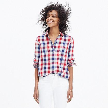 Madewell Ex-boyfriend Shirt In Emmett Plaid