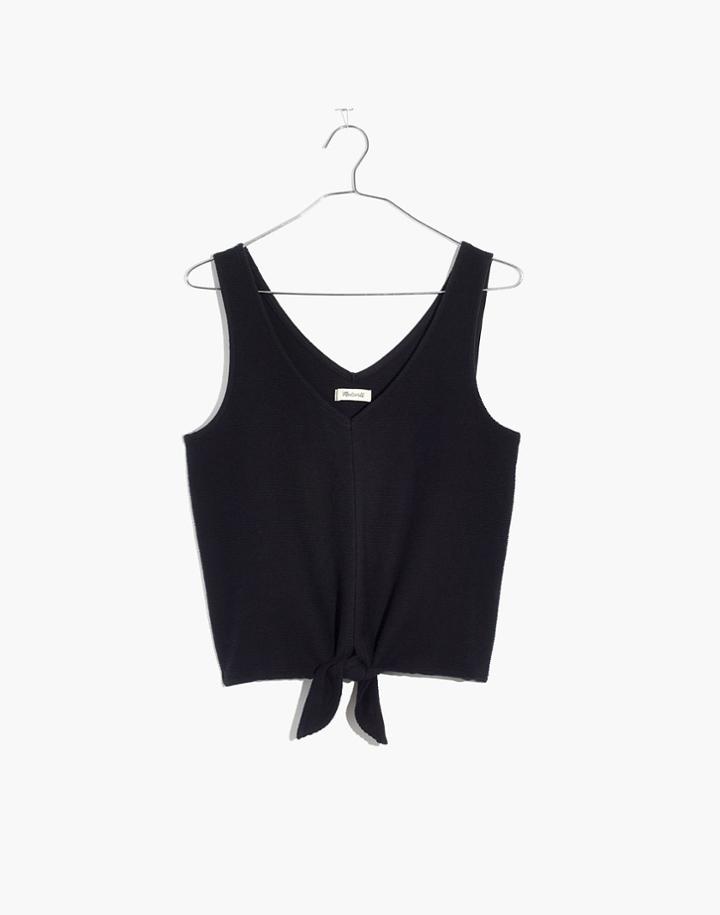 Madewell Texture & Thread Tie-front Tank Top