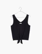 Madewell Texture & Thread Tie-front Tank Top