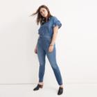 Madewell Skinny Overalls In Kemp Wash