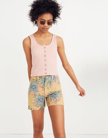 Madewell Emmett Shorts In Painted Blooms