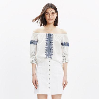 Madewell Folktale Off-the-shoulder Top