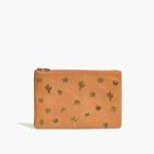 Madewell The Leather Pouch Clutch: Southwestern Rivet Edition