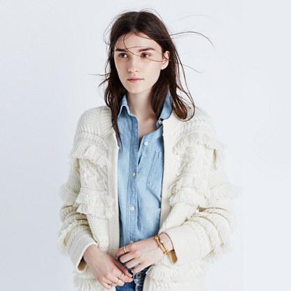 Madewell Desert Valley Fringe Cardigan Sweater