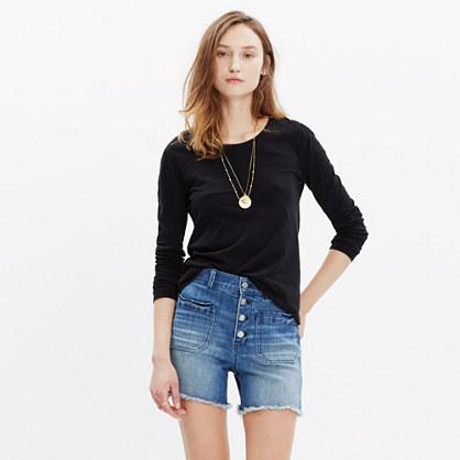 Madewell Whisper Cotton Long-sleeve Crewneck Tee