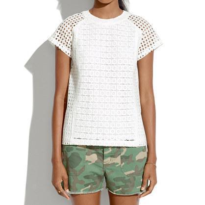 Madewell Eyelet Hideaway Top