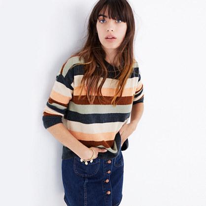 Madewell Pullover Sweater In Elmwood Stripe