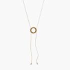 Madewell Sliding Ring Bolo Necklace