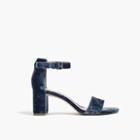 Madewell The Lainy Sandal In Velvet