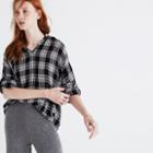 Madewell Highroad Popover Shirt In Clarksburg Plaid