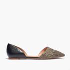 Madewell The D'orsay Flat In Dotted Calf Hair