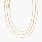 Madewell Delicate Chain Necklace Set